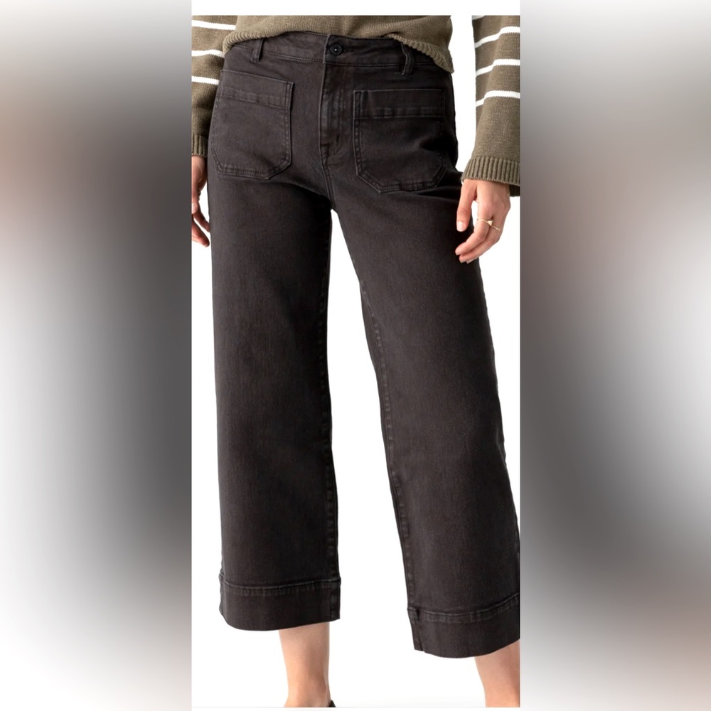 Sanctuary wide leg cropped jeans